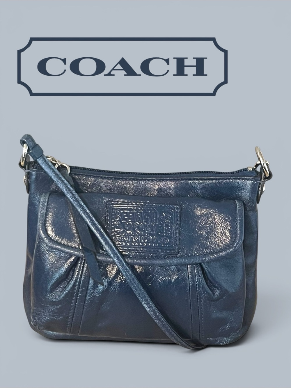 Coach Poppy Small Leather Crossbody
